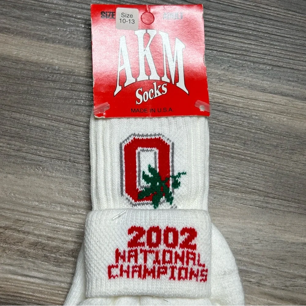 NWT Vintage OSU Crew Socks 2002